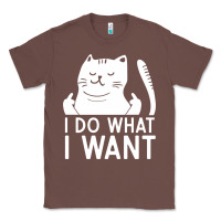 Chestnut i do what i want cat giving a finger funny middle finger rude graphic Classic Tee - linhVisuals