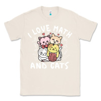 Natural i love math and cats mountain heart mathematics lover gifts cute and f Classic Tee - linhVisuals