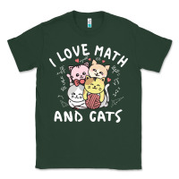 Sports Green i love math and cats mountain heart mathematics lover gifts cute and f Classic Tee - linhVisuals