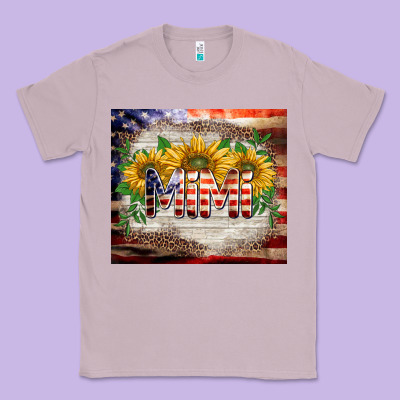 Patriotic Mimi Tumbler Classic Tee Designed By Barkaloodesign