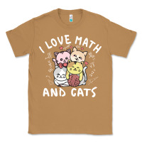 Toasted Coconut i love math and cats mountain heart mathematics lover gifts cute and f Classic Tee - linhVisuals