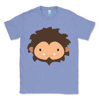 Colony Blue Sneaky Sasquatch Big Head Classic Tee - linhVisuals
