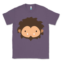 Lavender Sneaky Sasquatch Big Head Classic Tee - linhVisuals