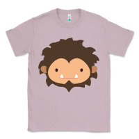 Lilac Sneaky Sasquatch Big Head Classic Tee - linhVisuals