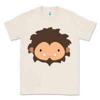 Natural Sneaky Sasquatch Big Head Classic Tee - linhVisuals