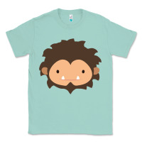 Seafoam Sneaky Sasquatch Big Head Classic Tee - linhVisuals