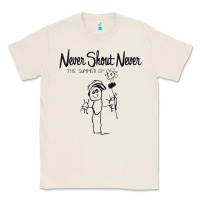 Natural Never SHOUT Never Classic Tee - linhVisuals