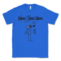 True Royal Never SHOUT Never Classic Tee - linhVisuals