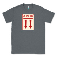 Charcoal Heather this way up Classic Tee - linhVisuals