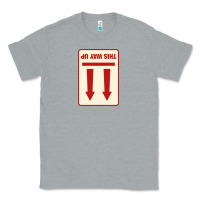 Heather Grey this way up Classic Tee - linhVisuals
