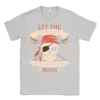 Moon Dust let the pirate shenanigans begin skull vintage pirate skeleton hallowe Classic Tee - linhVisuals