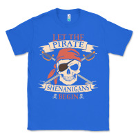 True Royal let the pirate shenanigans begin skull vintage pirate skeleton hallowe Classic Tee - linhVisuals
