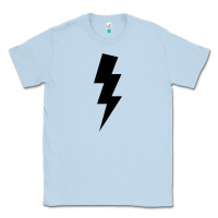 Dusty Blue lightning bolt Classic Tee - linhVisuals