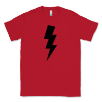 Red lightning bolt Classic Tee - linhVisuals