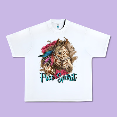 Free Spirit Appaloosa Horse Urban Heavy Tee Designed By Lillyallendesigns