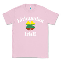 Bubblegum Pink lucky lithuanian irish flag shamrock leaf st patricks day Classic Tee - linhVisuals