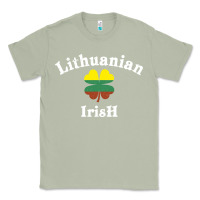 Matcha lucky lithuanian irish flag shamrock leaf st patricks day Classic Tee - linhVisuals