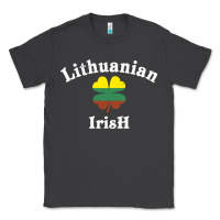 Lucky Lithuanian Irish Flag Shamrock Leaf St Patricks Day Classic Tee | Teevron