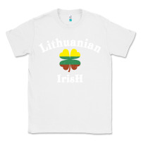 White lucky lithuanian irish flag shamrock leaf st patricks day Classic Tee - linhVisuals