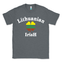 Charcoal Heather lucky lithuanian irish flag shamrock leaf st patricks day Classic Tee - linhVisuals