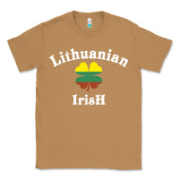 Toasted Coconut lucky lithuanian irish flag shamrock leaf st patricks day Classic Tee - linhVisuals