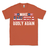 Copper make america godly again american flag letters christian quote Classic Tee - linhVisuals