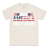 Natural make america godly again american flag letters christian quote Classic Tee - linhVisuals