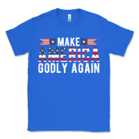 True Royal make america godly again american flag letters christian quote Classic Tee - linhVisuals