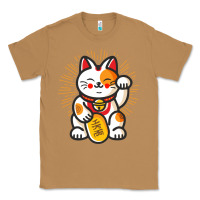 Toasted Coconut maneki neko lucky cat money feline japanese good luck charm kitten gif Classic Tee - linhVisuals