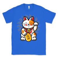 True Royal maneki neko lucky cat money feline japanese good luck charm kitten gif Classic Tee - linhVisuals