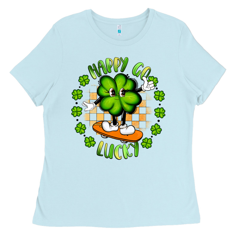 Happy Go Lucky Ladies Tee by Artiststas | Teevron