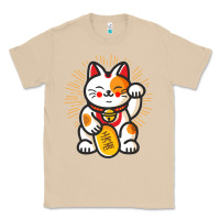 Mushroom maneki neko lucky cat money feline japanese good luck charm kitten gif Classic Tee - linhVisuals