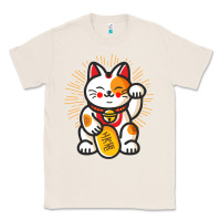Natural maneki neko lucky cat money feline japanese good luck charm kitten gif Classic Tee - linhVisuals