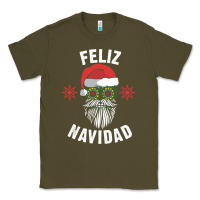 Army Green mexican christmas sugar skull feliz navidad spanish speaking xmas gift Classic Tee - linhVisuals