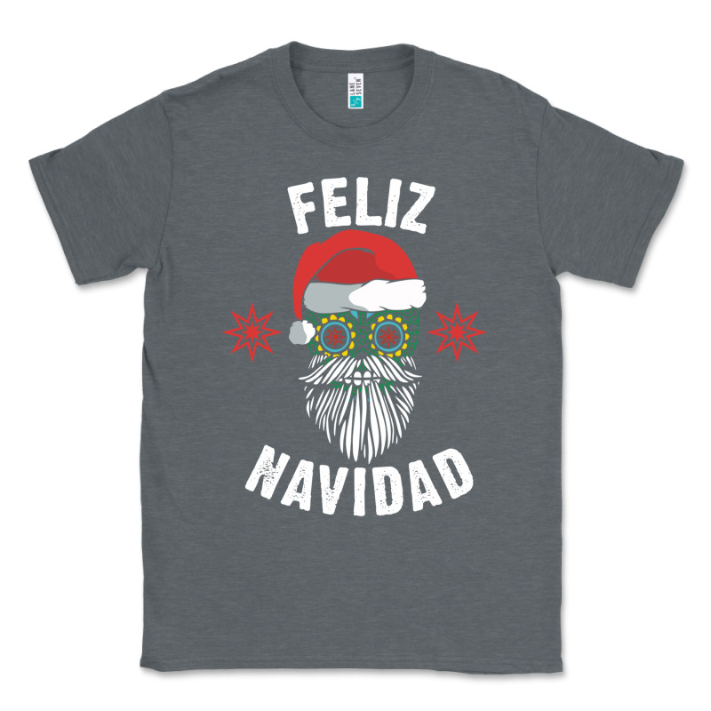 Mexican Christmas Sugar Skull Feliz Navidad Spanish Speaking Xmas Gift Classic Tee by linhVisuals | Teevron