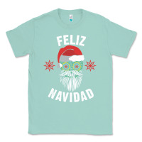 Seafoam mexican christmas sugar skull feliz navidad spanish speaking xmas gift Classic Tee - linhVisuals