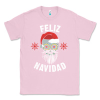Bubblegum Pink mexican christmas sugar skull feliz navidad spanish speaking xmas gift Classic Tee - linhVisuals