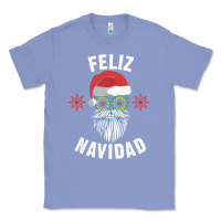 Colony Blue mexican christmas sugar skull feliz navidad spanish speaking xmas gift Classic Tee - linhVisuals