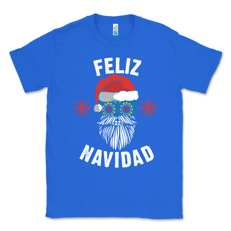Mexican Christmas Sugar Skull Feliz Navidad Spanish Speaking Xmas Gift Classic Tee by linhVisuals | Teevron