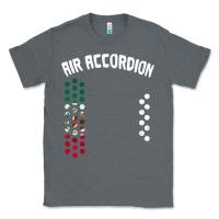 Charcoal Heather mexican flag air accordion music instrument lover gift Classic Tee - linhVisuals