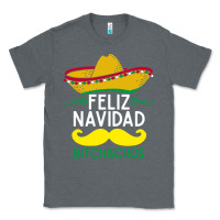 Charcoal Heather mexicans say feliz navidad bitchahos funny merry christmas sombrero Classic Tee - linhVisuals