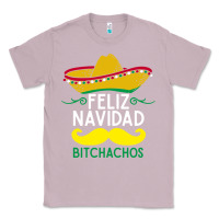 Lilac mexicans say feliz navidad bitchahos funny merry christmas sombrero Classic Tee - linhVisuals