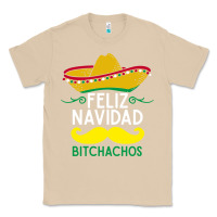 Mushroom mexicans say feliz navidad bitchahos funny merry christmas sombrero Classic Tee - linhVisuals