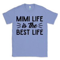 Colony Blue mimi life is the best life blessed grandma mom cute gift Classic Tee - linhVisuals