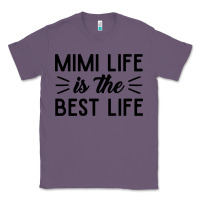 Lavender mimi life is the best life blessed grandma mom cute gift Classic Tee - linhVisuals