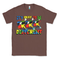 Chestnut It's okay to be different Autism Classic Tee - FaDigitalArtStudio