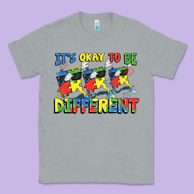 It's Okay To Be Different Autism Classic Tee Designed By Fadigitalartstudio