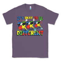 Lavender It's okay to be different Autism Classic Tee - FaDigitalArtStudio