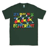 Sports Green It's okay to be different Autism Classic Tee - FaDigitalArtStudio