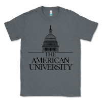 Charcoal Heather american university Classic Tee - linhVisuals
